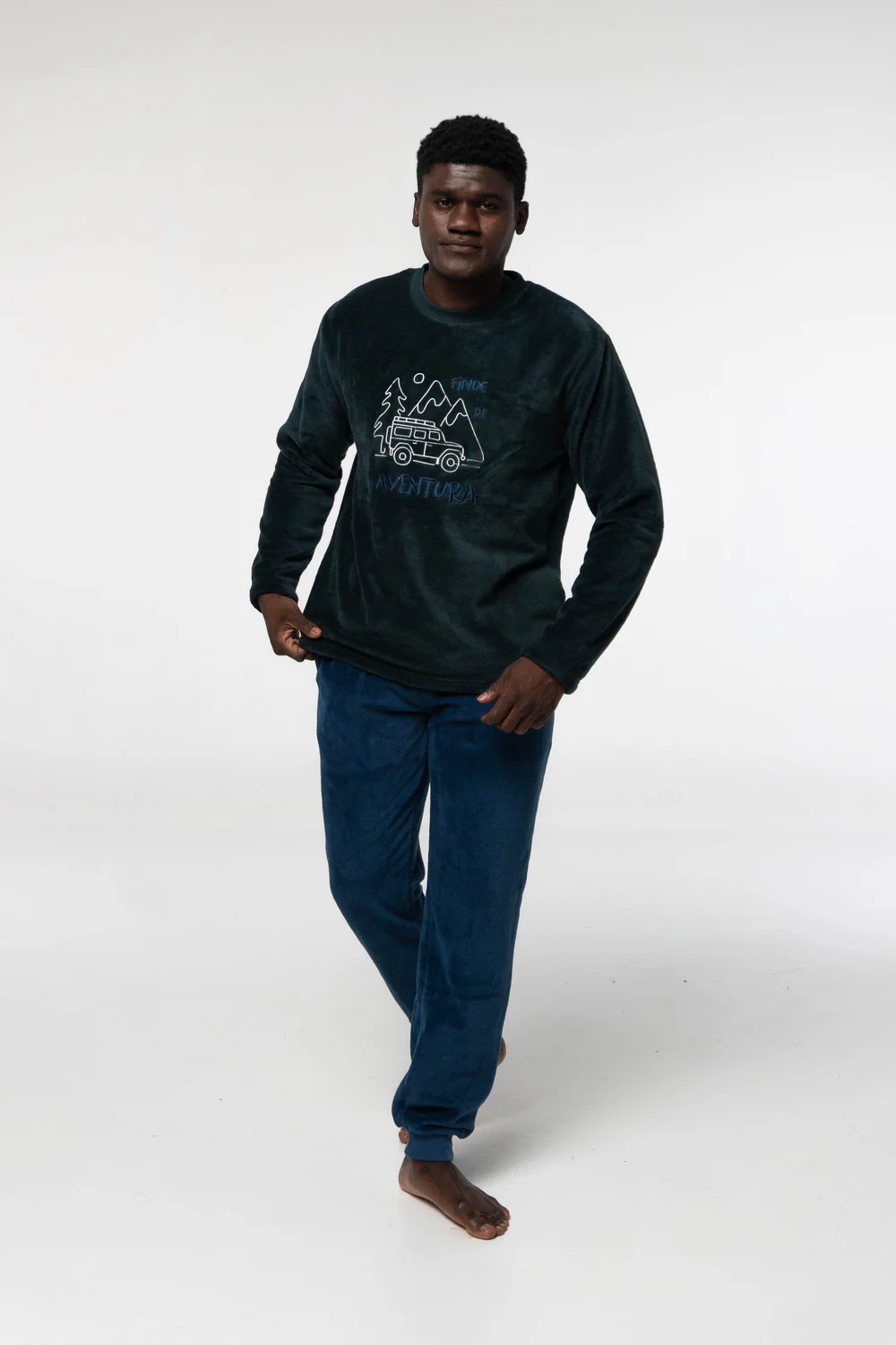 Pijama coral ml hombre